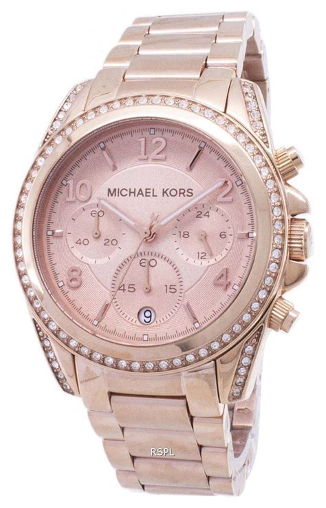 reloj oro rosa michael kors|michael kors watch for female.